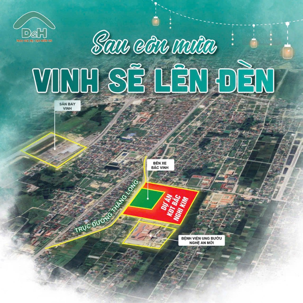 Bản đồ vị trí dự án Bắc Nghi Kim